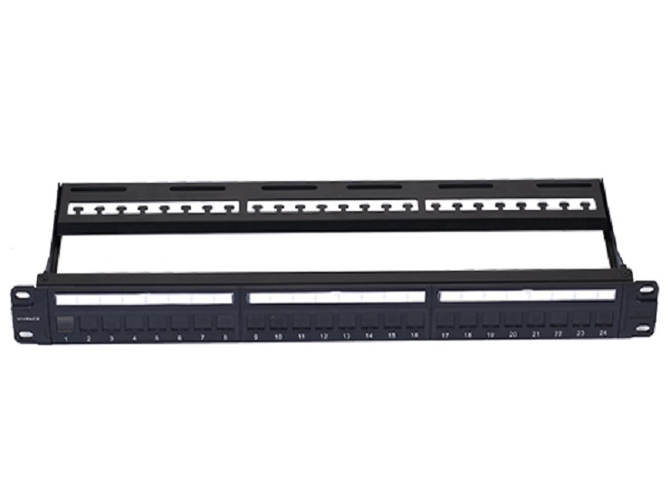 Patch panel VIVANCO CAT.6 24 port Unshielded - Hàng Chính Hãng