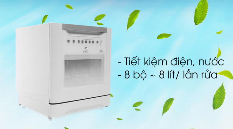 Máy rửa chén Electrolux ESF6010BW 1480W - Tiết kiệm nước