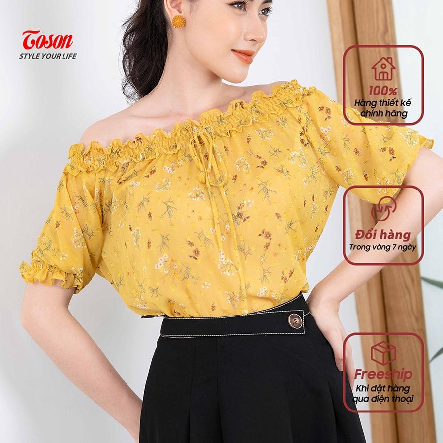 Chân váy đen , be xòe xếp ly, cạp phối đai trần chỉ đính cúc -34044 - TOSON