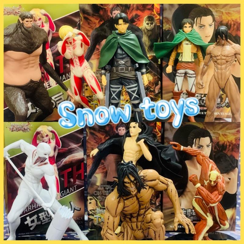 Mô hình Attack On Titan - figure nhận vật eren yeager - levi - titan quái thú - nữ nhân - khổng lồ -búa chiến