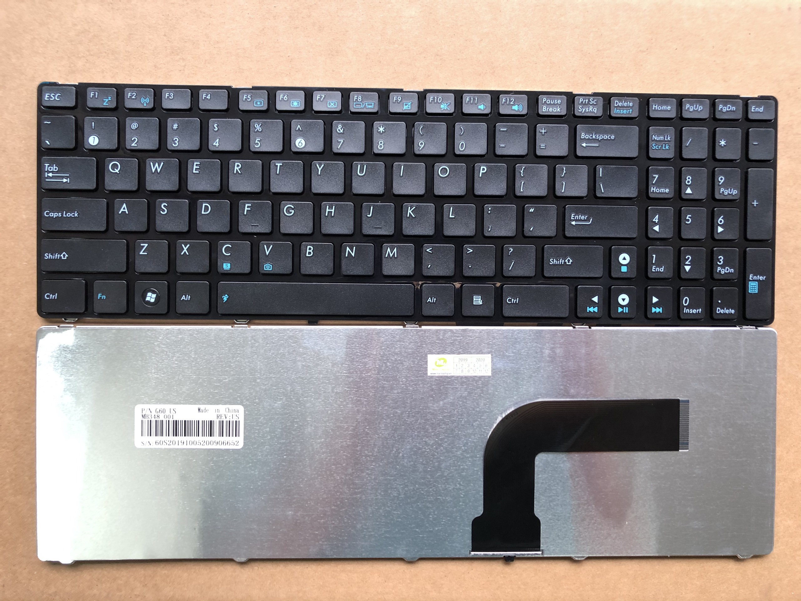 Bàn phím cho laptop ASUS - N60 - Hàng Nhập Khẩu