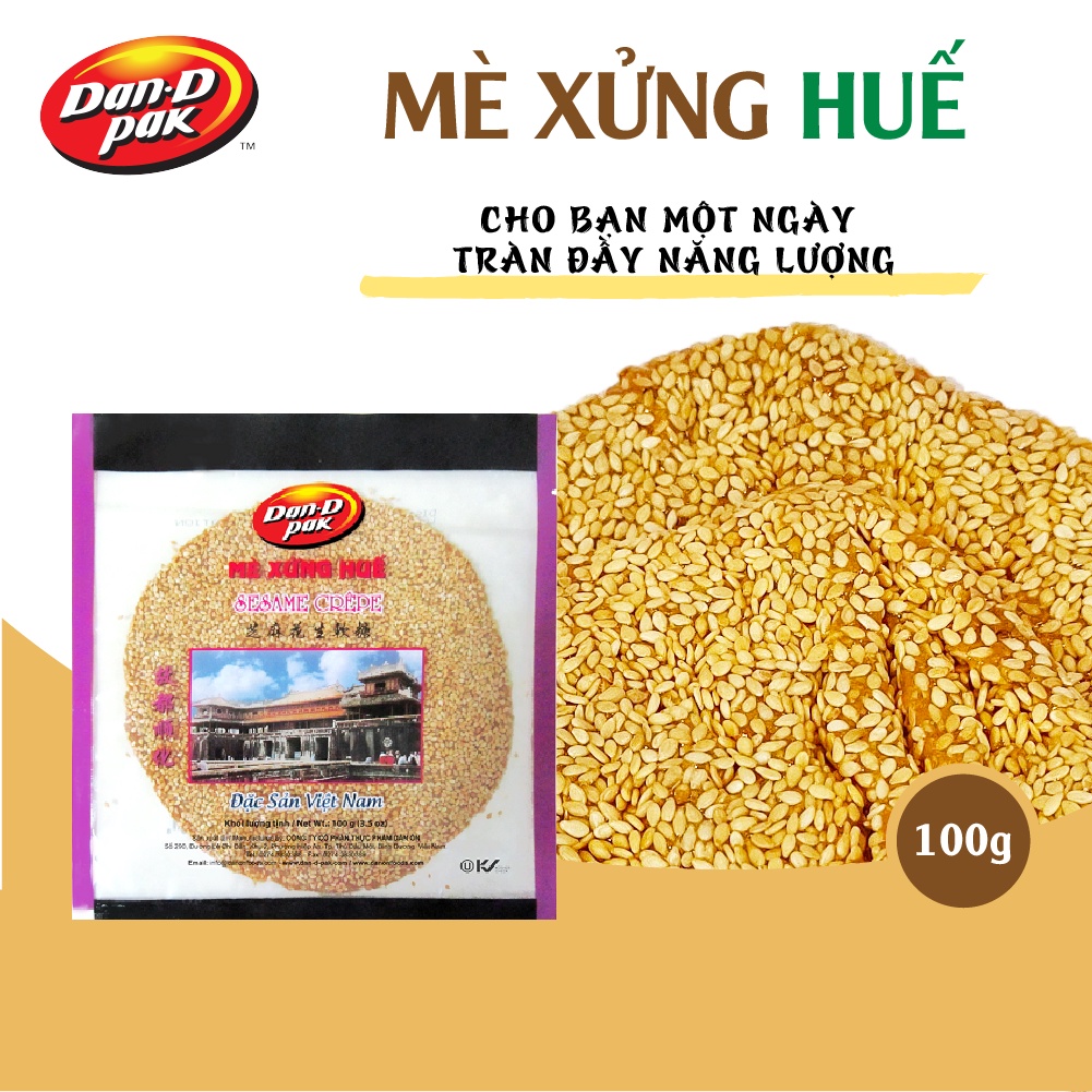 Mè Xửng Huế 100g Dan D Pak