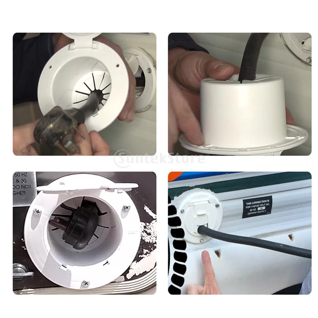 5.2Inch Electric Power Cord  Cover for  Black