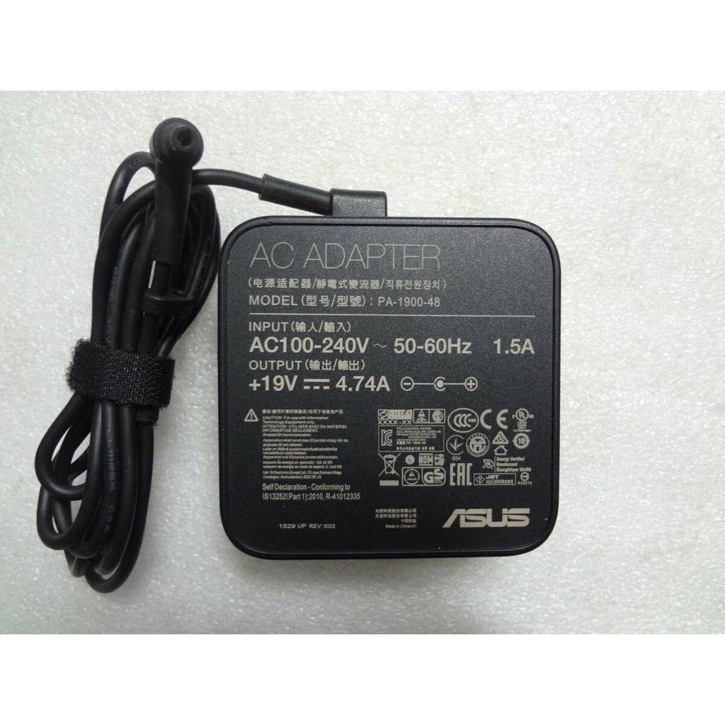 Sạc Laptop cho ASUS 19V - 4.7A (Cục Vuông)