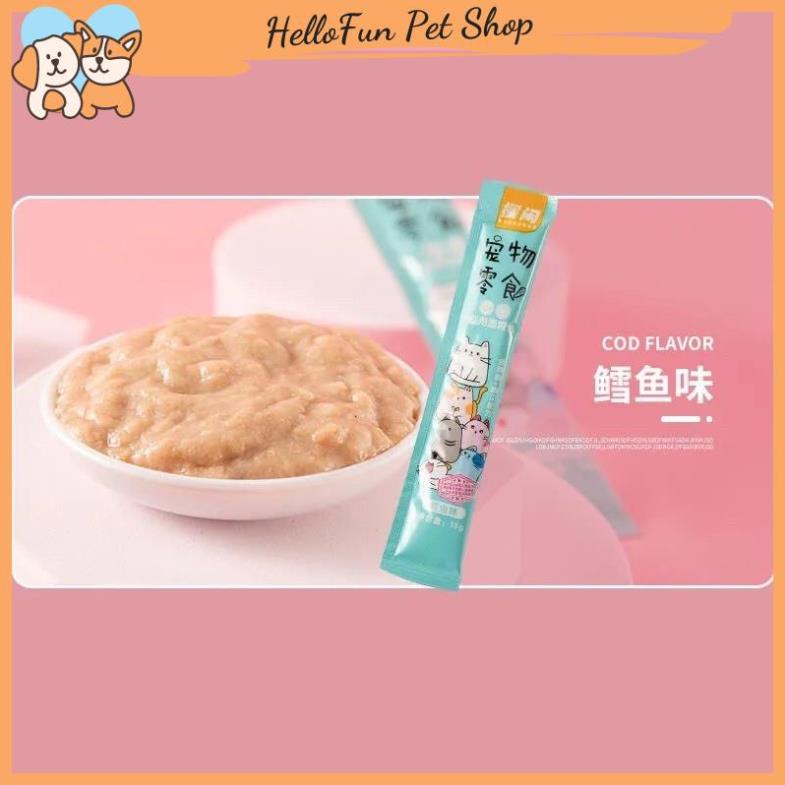 Combo 10 chiếc súp thưởng cho mèo giá rẻ Pet Snacks, Ciao, Shizuka, Cat Food