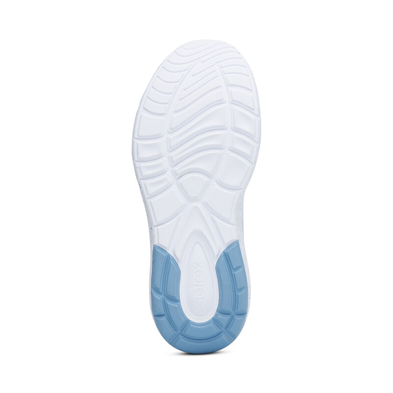 Giày thể thao sức khoẻ nữ Aetrex Danika Blue - Sneaker cao gót đế đệm mềm nhẹ