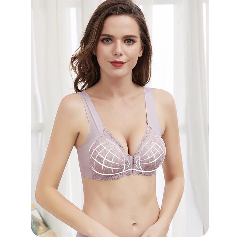  Áo Ngực Móc Trước Lụa Băng (M-5XL)