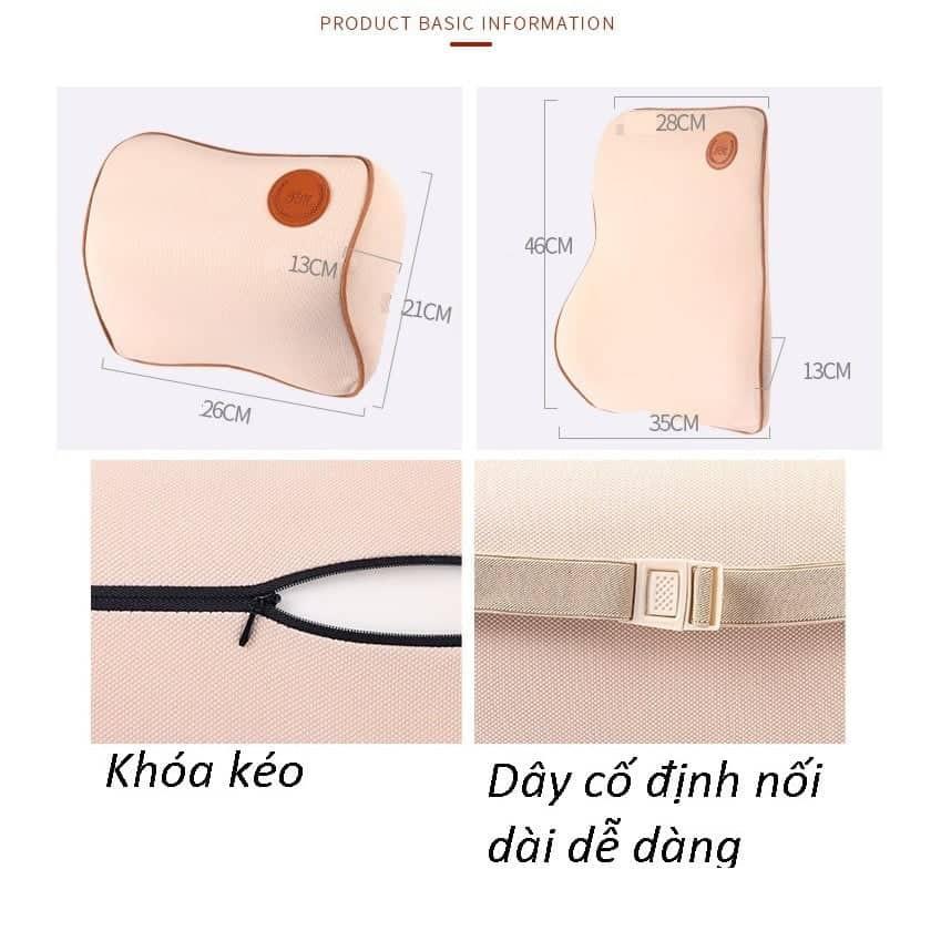 Gối Tựa Lưng, Tựa Đầu cho xe Ô Tô