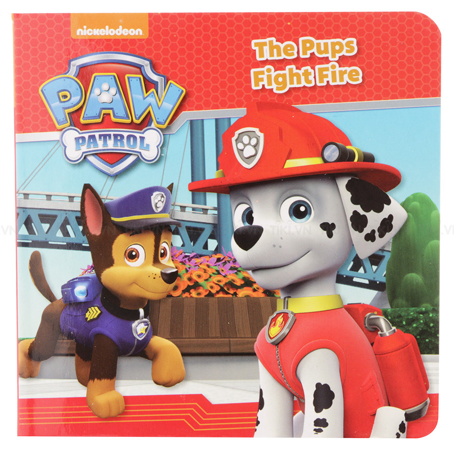 Nickelodeon Paw Patrol: 4 Board Books In A Box - Chú chó cứu hộ