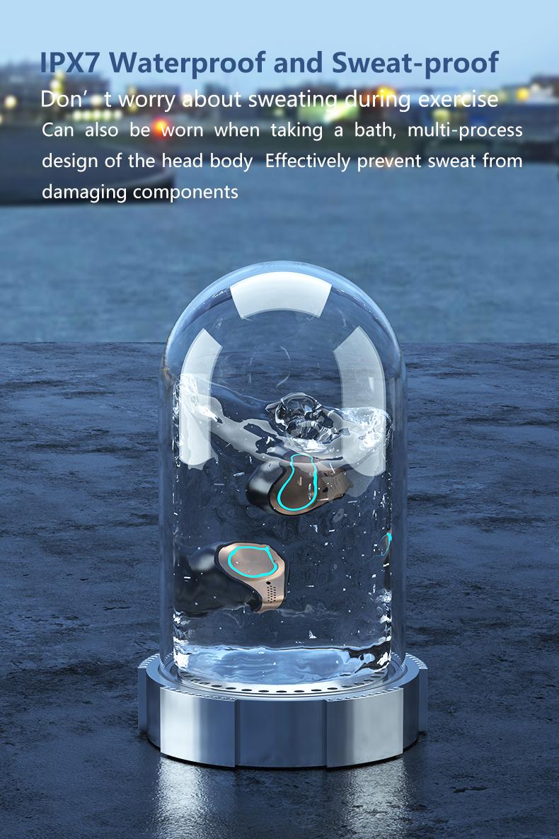 Bluetooth Earphones M18 TWS Wireless Headphones Waterproof Sports Touch Control Headset Charging case Stereo Earbuds