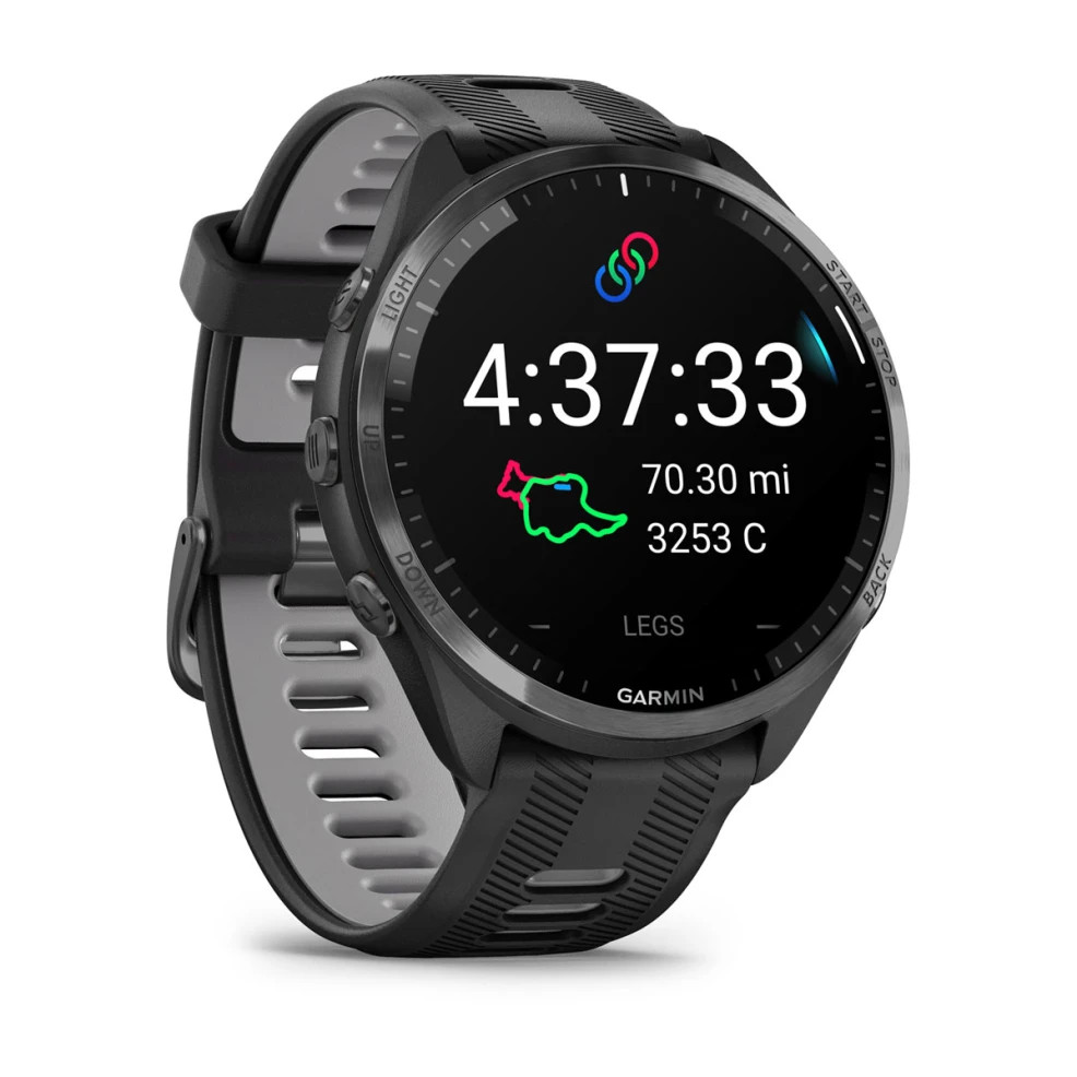 Đồng Hồ Thông Minh Garmin Forerunner 965 Kiểu dáng thể thao, viền titanium cao cấp - Hàng Chính Hãng FPT