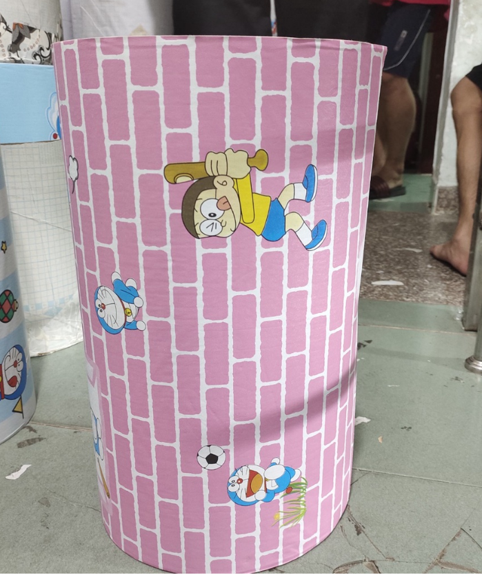 Combo 10 mét giấy dán tường, decal dán tường trang trí nhà cửa TƯỜNG GẠCH MON HỒNG khổ 45cm