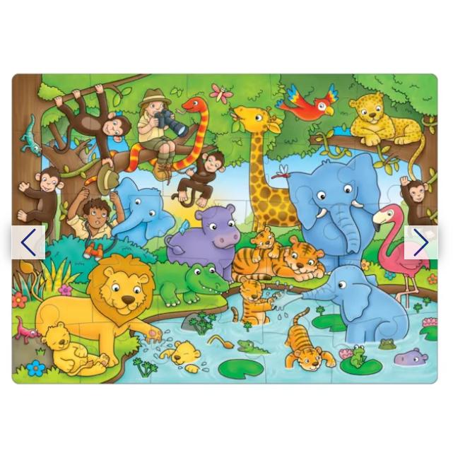 Bộ xếp hình Who's in the Jungle? - Orchard Toys giúp trẻ phát triển kiến thức và kỹ năng quan sát