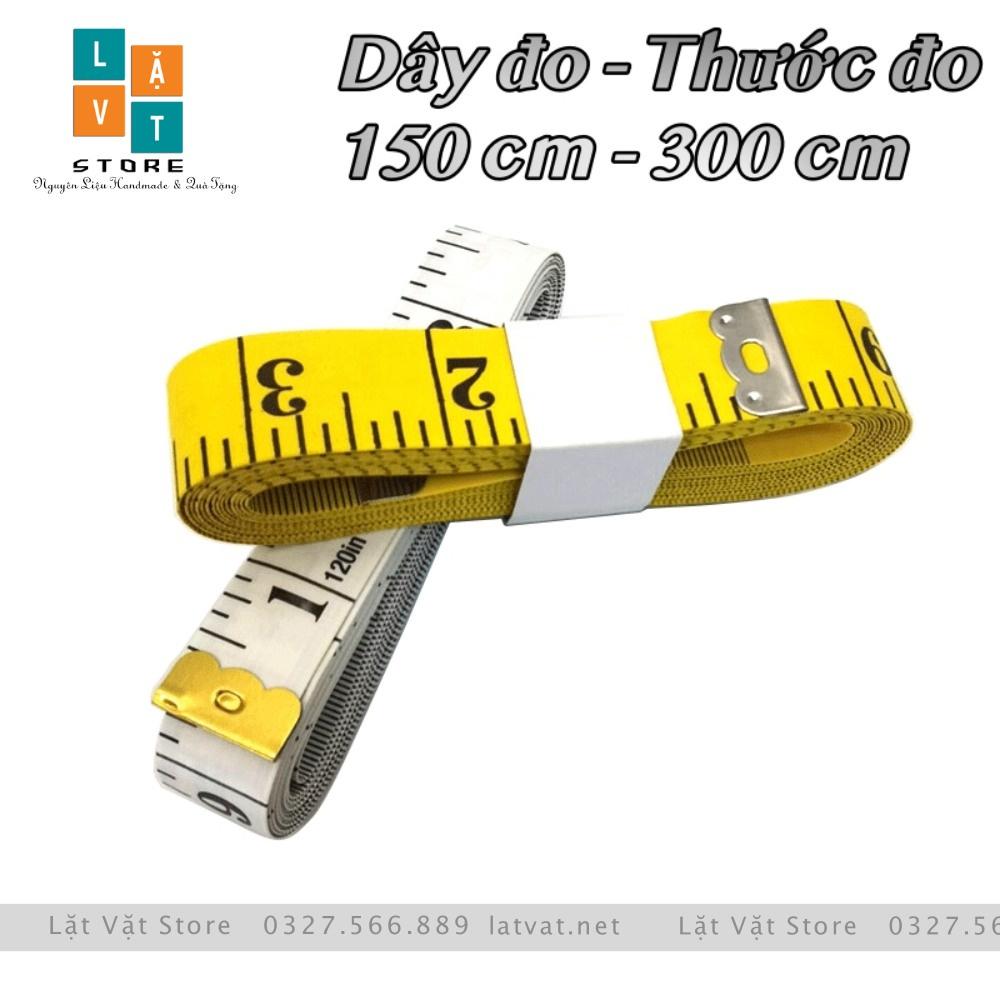 Dây đo, thước đo bằng nhựa, thước cuộn đo chiều dài từ 150 đêm 300 cm