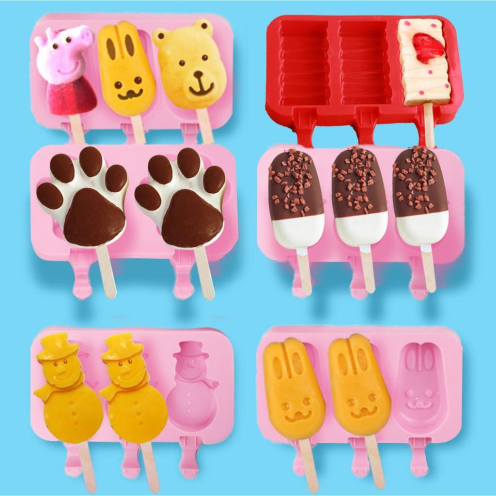 Khuôn Làm Kem Làm Bánh Silicon Mẫu Mới 2020 - Hàng Chất Lượng