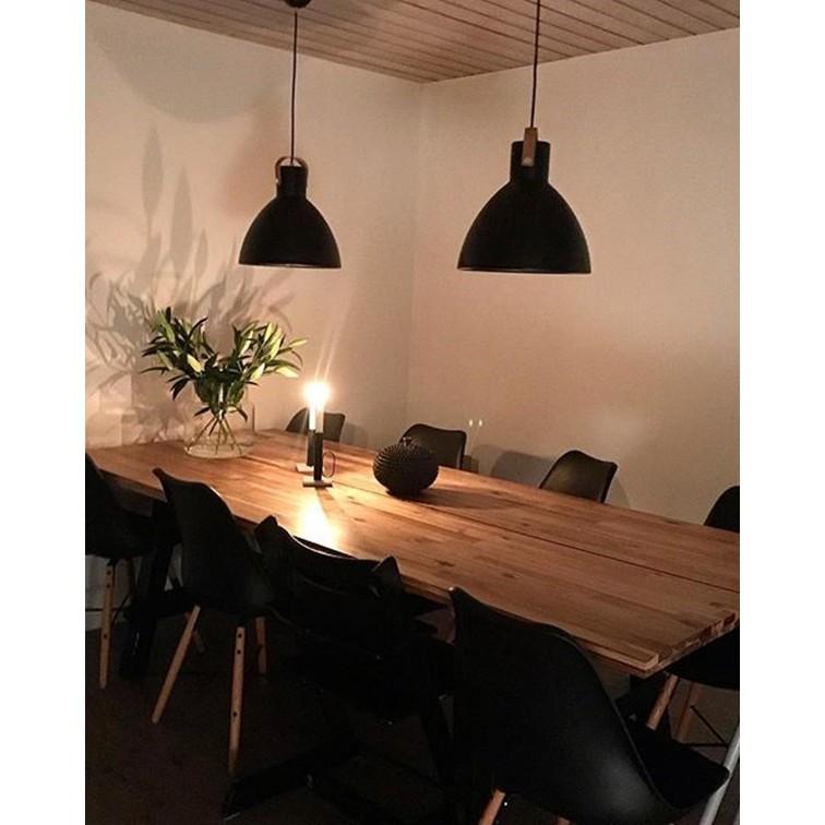 Đèn thả bàn ăn, đèn thả trang trí phòng EAGLE thương hiệu Markslojd, Thụy Điển- OBIN - chóa kim loại màu đen,