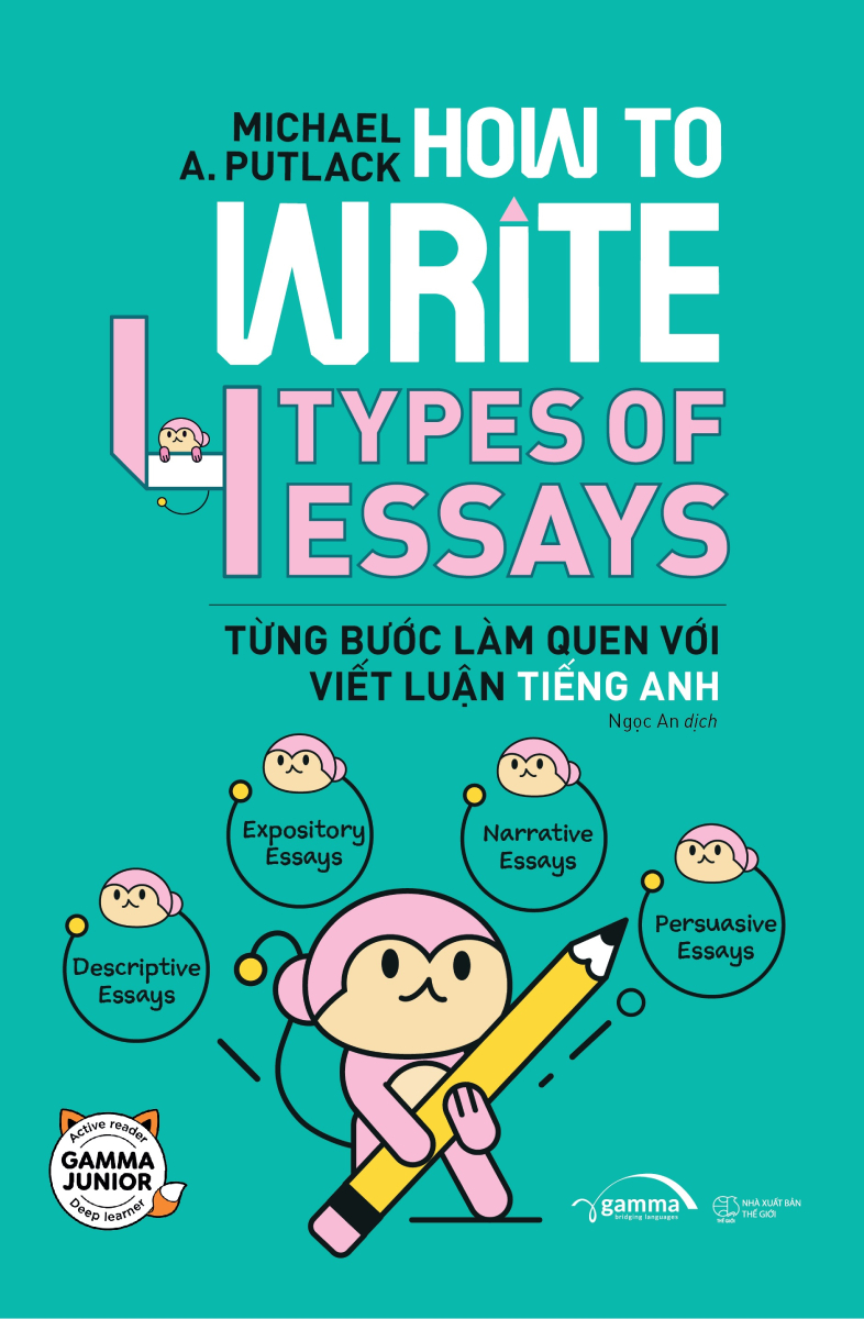 Combo 2 Cuốn: Let’s Write! 01 - Viết Đoạn Không Khó + How To Write 4 Types Of Essays