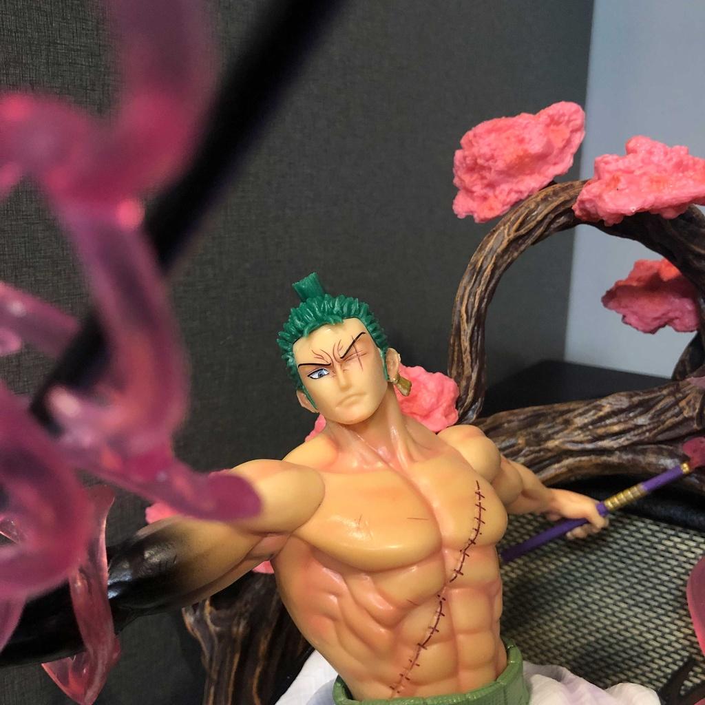 Figure / Mô hình Zoro Wano hoa anh đào 35 cm