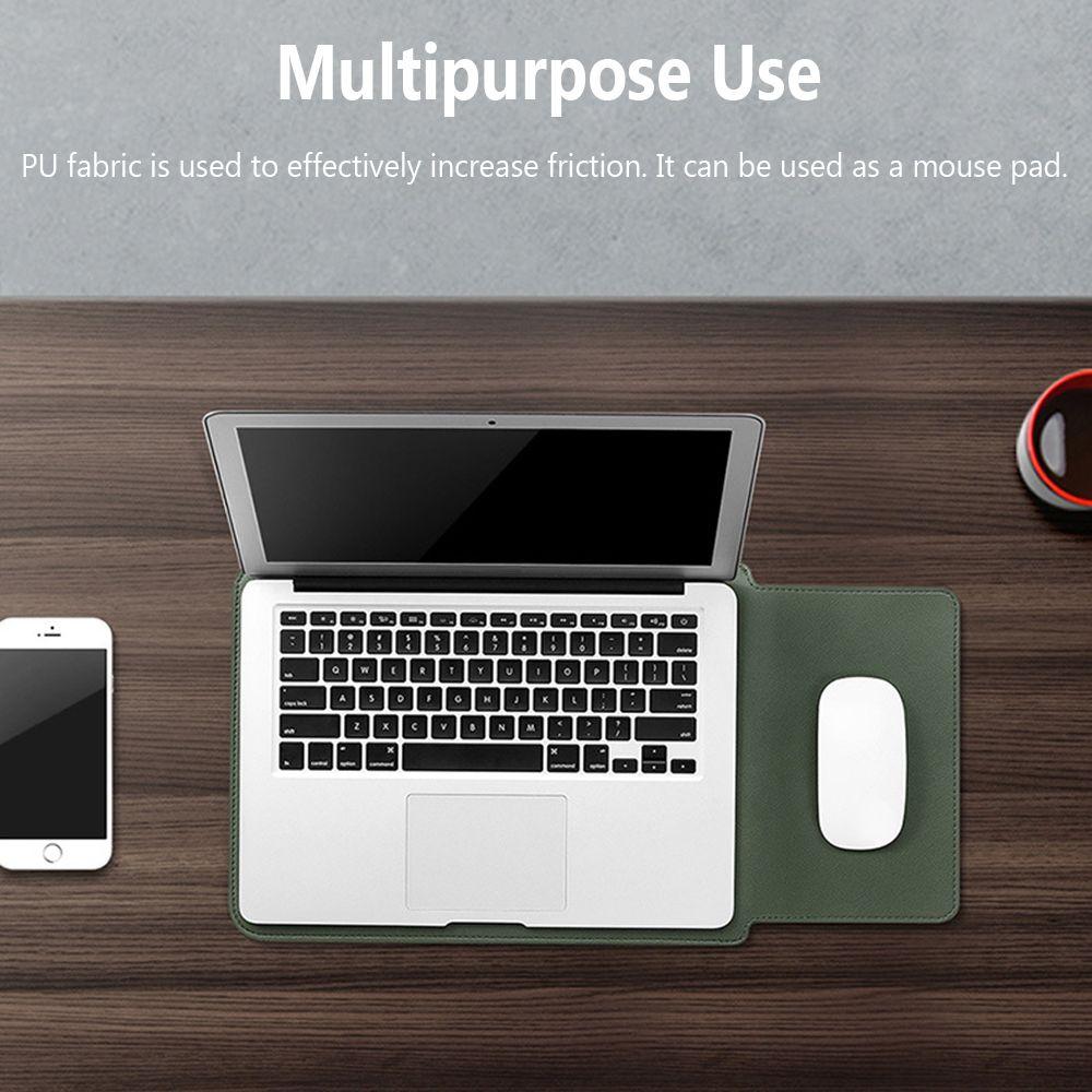 Túi Da PU Cho 13 15 Inch Siêu Mỏng Laptop Đựng Máy Tính Xách Tay Dành Cho iPad Túi Đựng HP dell Lenovo MacBook