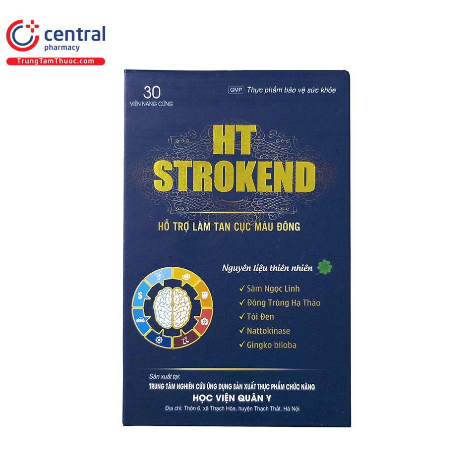 HT Strokend - Hỗ Trợ Tim Mạch, Dự Phòng Tai Biến Mạch Máu Não, Phòng Đột Quỵ - Học Viện Quân Y - Trung Tâm Thuốc Central Pharmacy