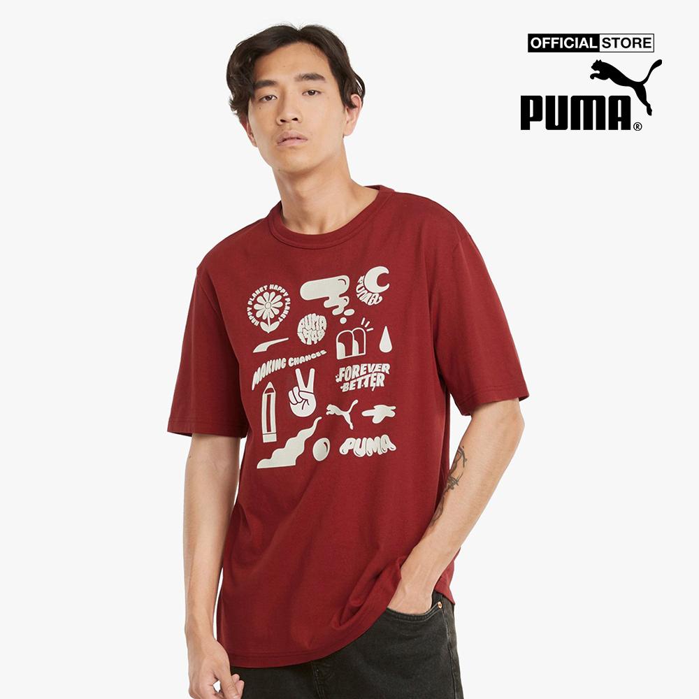 PUMA - Áo thun nam ngắn tay Downtown Graphic 531596