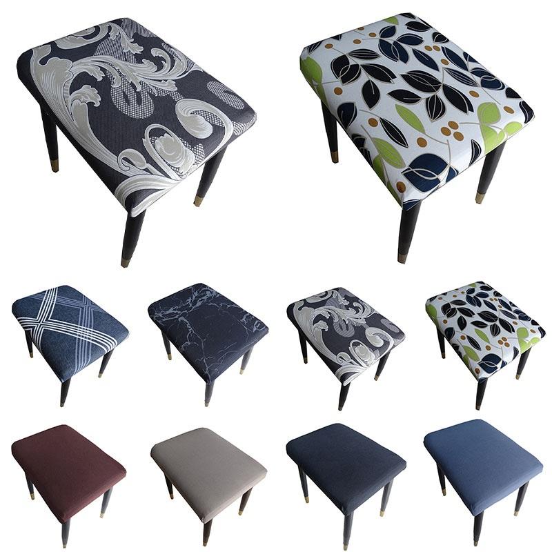 Nordic Spandex Chair Cover Stretch Ottoman Slipcover Home Furniture Protector