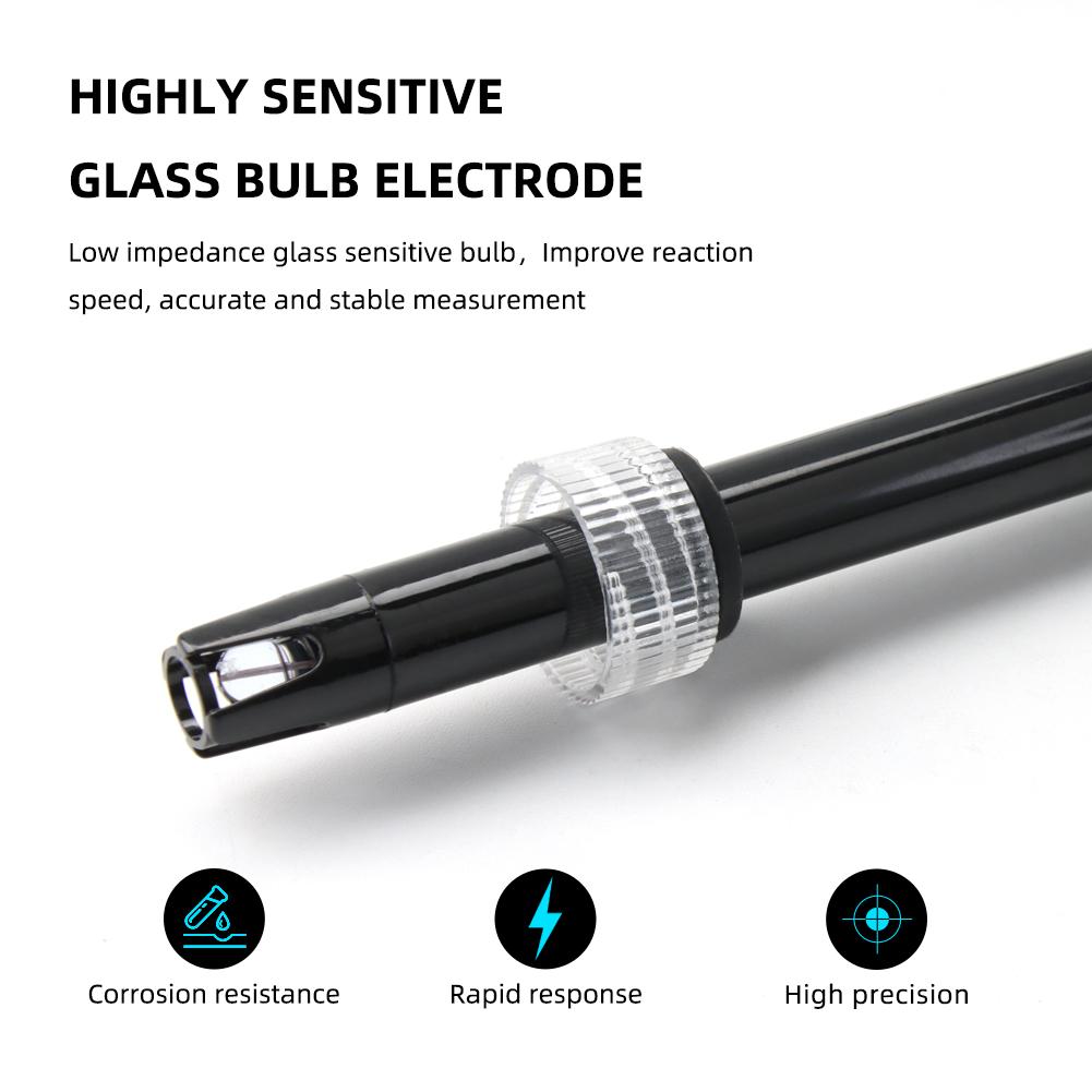 PH Replacement Probe Aquarium Hydroponic Laboratory Electrode PH Meter Probe BNC Connector PH Meter Sensor
