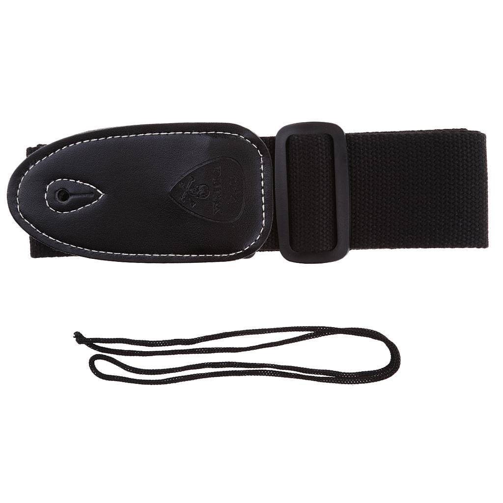 Portable Adjustable Guitar Strap with PU Leather Ends for Folk/Classical/Electric Guitar Bass Accessory Parts