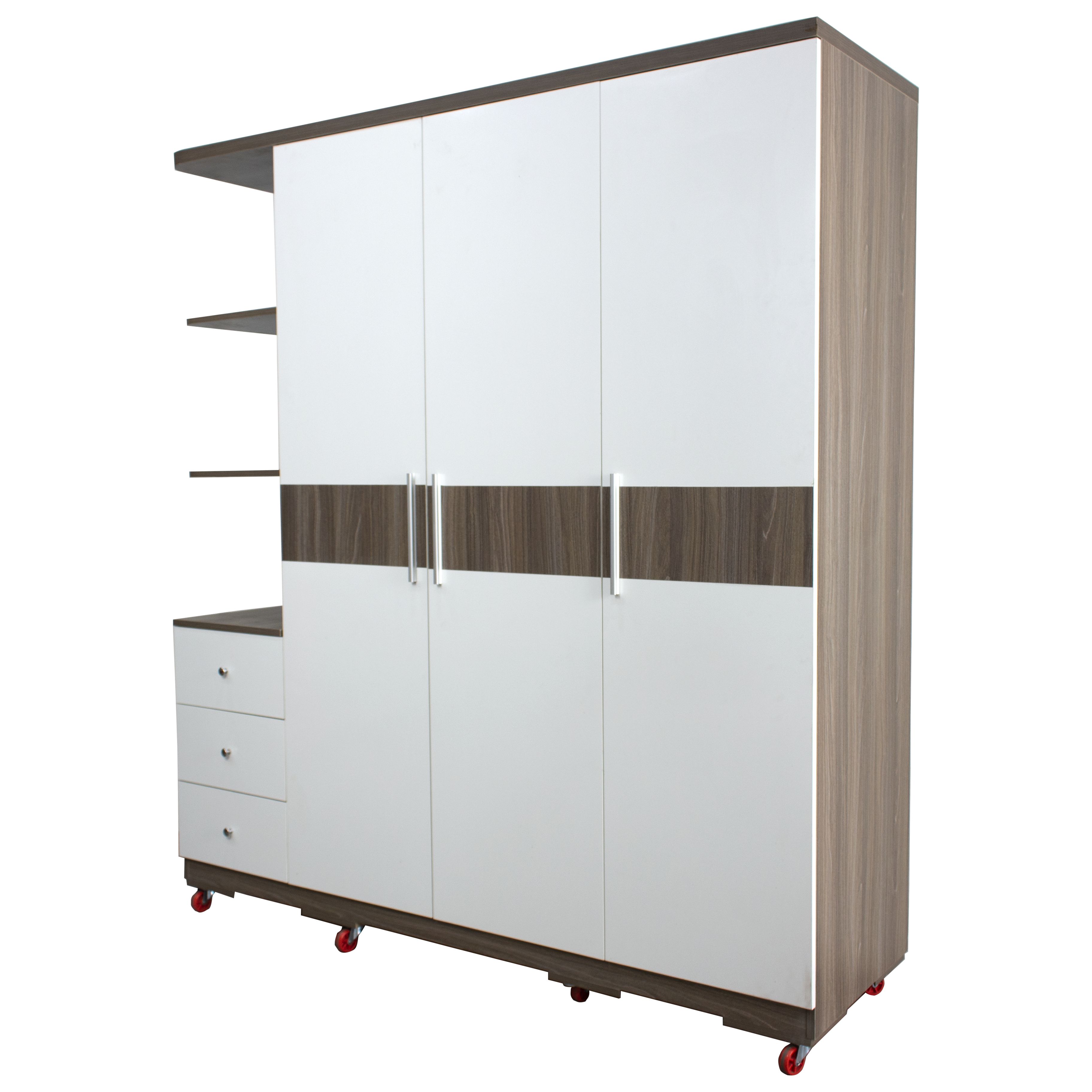 Tủ Áo 3 Cánh Góc Gỗ Mdf Phủ Melamine Cao Cấp Viva Đẹp Gía Rẻ