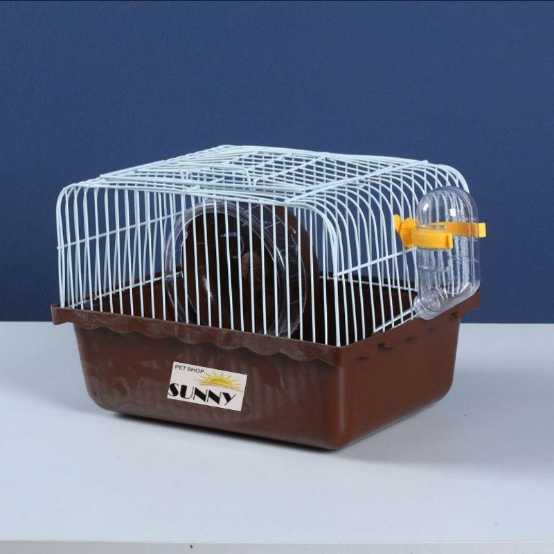 Lồng mini khay cao nhiều màu nuôi hamster