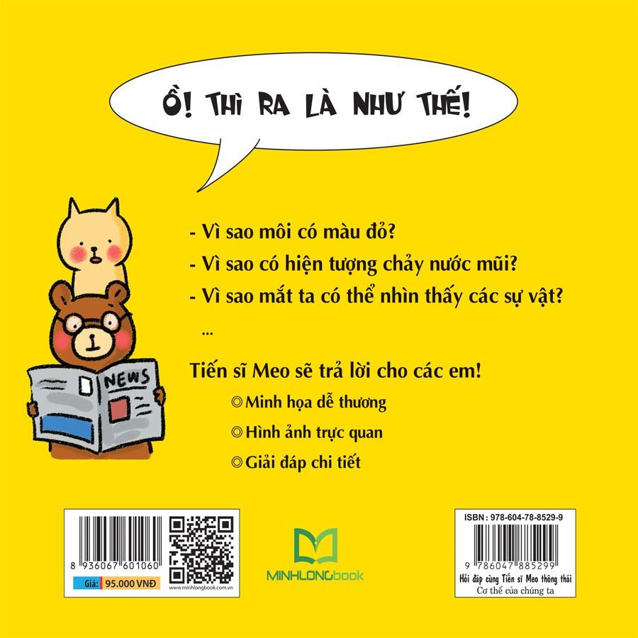 Sách Bách Khoa Tri Thức Dành Cho Trẻ Em Tiến Sĩ Mèo Thông Thái Cơ Thể Của Chúng Ta - Minh Long