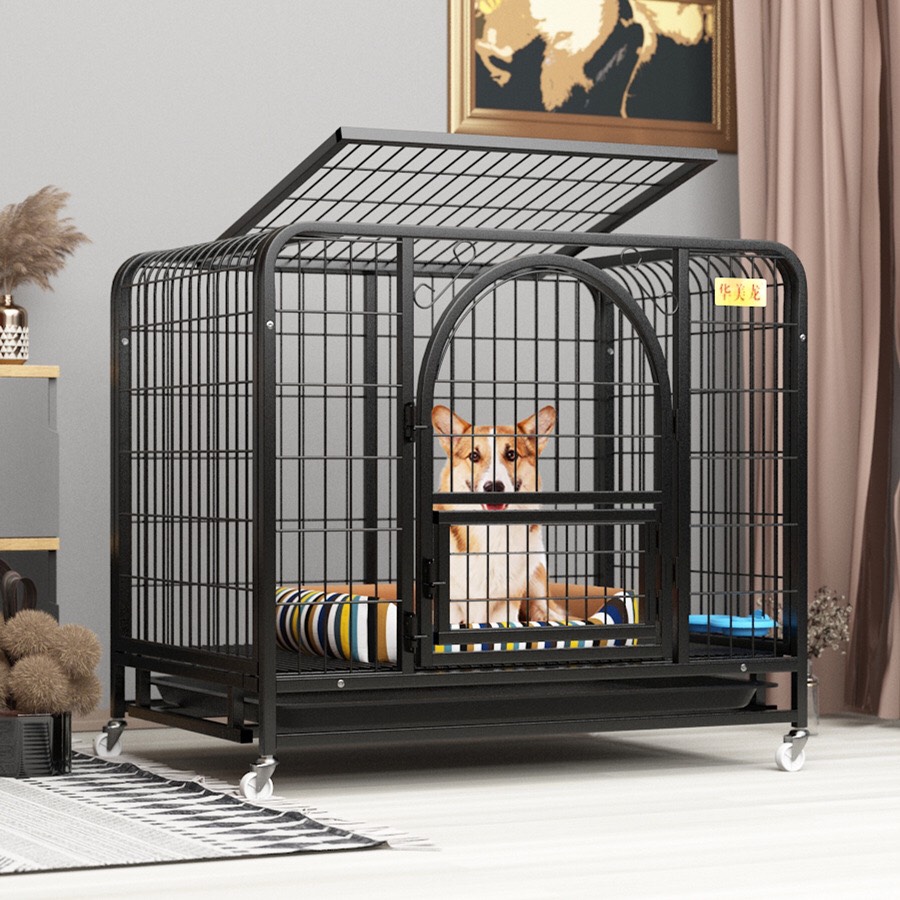 CHUỒNG NAN ỐNG NAN DÀY SƠN TĨNH ĐIỆN SIZE LỚN DÀNH CHO CHÓ LỚN