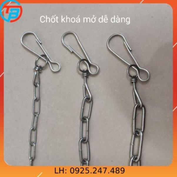 Dây xích chó mèo sắt xi loại tốt 1.5 mét - 2 mét / 2ly, 3ly, 4ly