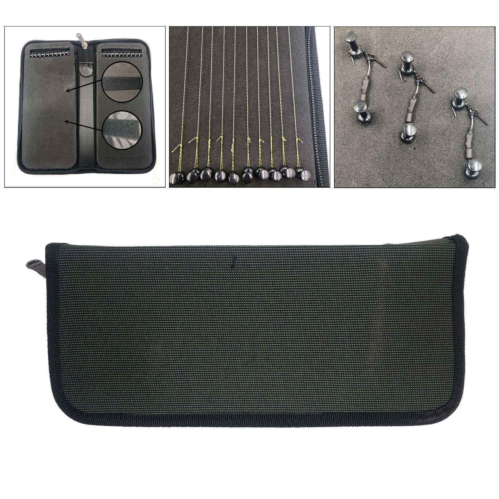 BOX RIGS WALLET FOR CARP FISHING HAIR RIG STORAGE WITH 20 PINS