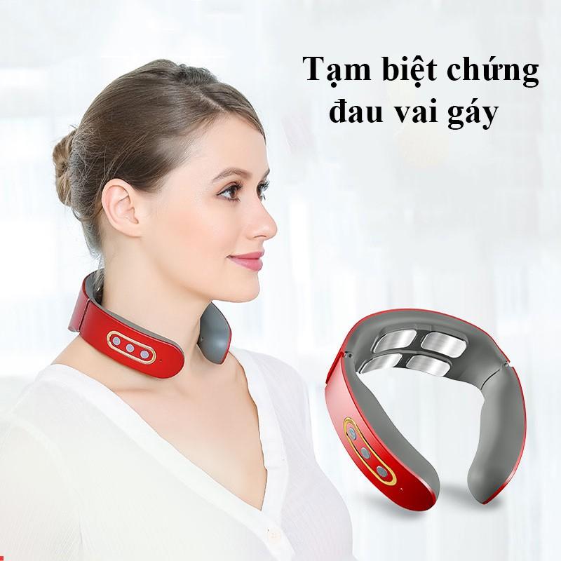 Máy mát xa cổ vai gáy trị liệu cao cấp - Máy matxa cổ