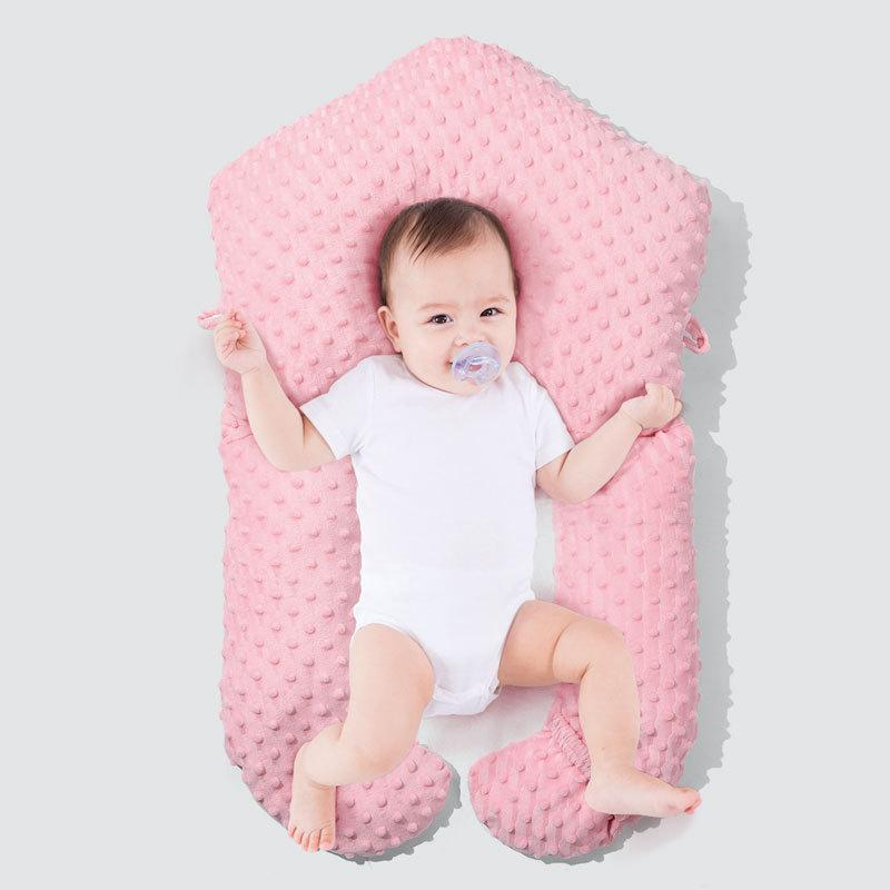 Sơ Sinh Hình Chữ U Điều Dưỡng Gối Cotton Nguyên Chất Bình Định Đệm Trẻ Sơ Sinh Bên Ngủ Có Thể Giặt Được Bé Gối Trang Trí Phòng
