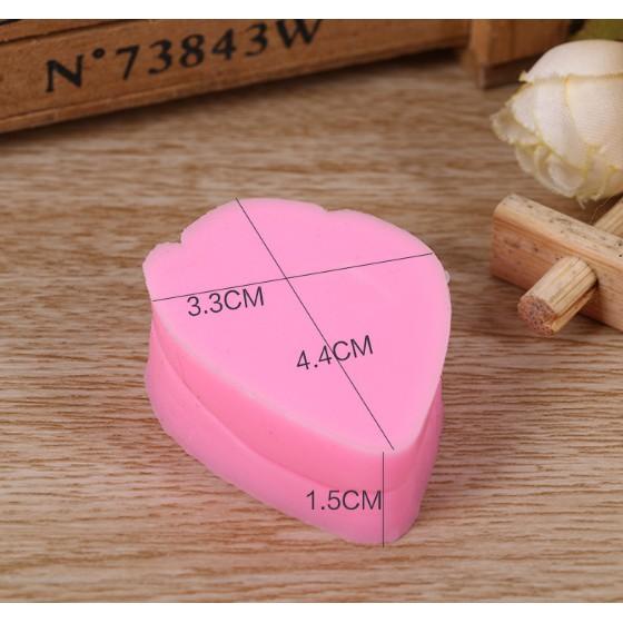 Set 2 khuôn silicon 4d ép cánh hoa đậu