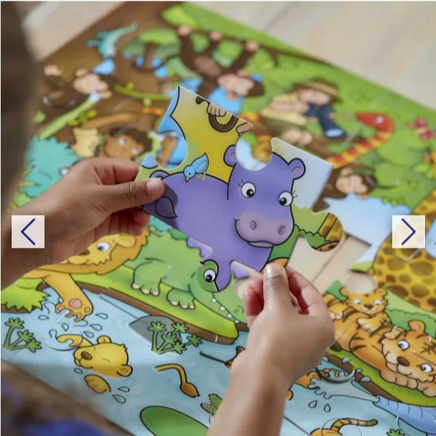 Bộ xếp hình Who's in the Jungle? - Orchard Toys giúp trẻ phát triển kiến thức và kỹ năng quan sát