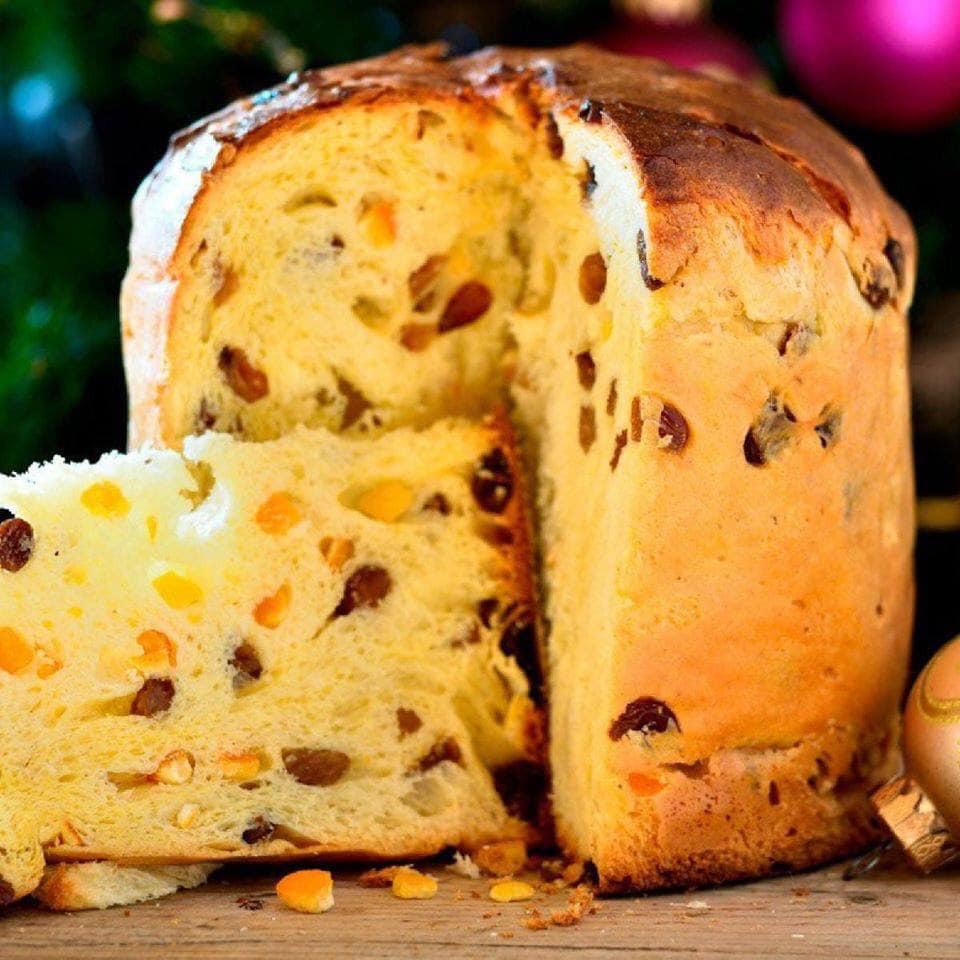 Bánh mì Ý Gan Panettone Madi Italian Cake (1000g) [Bánh kẹo Tết