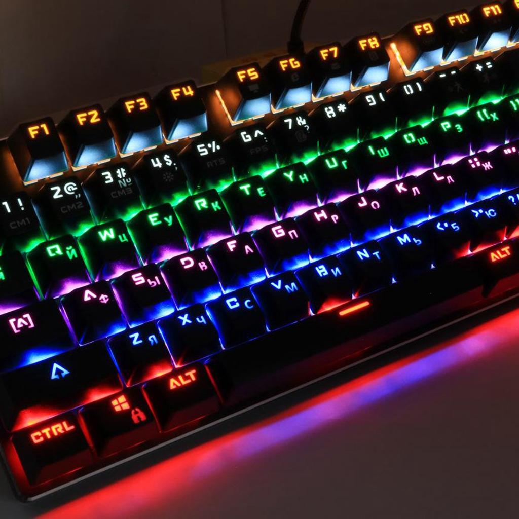ZUOYA Gaming Mechanical Keyboard Wired Backlit 87Key