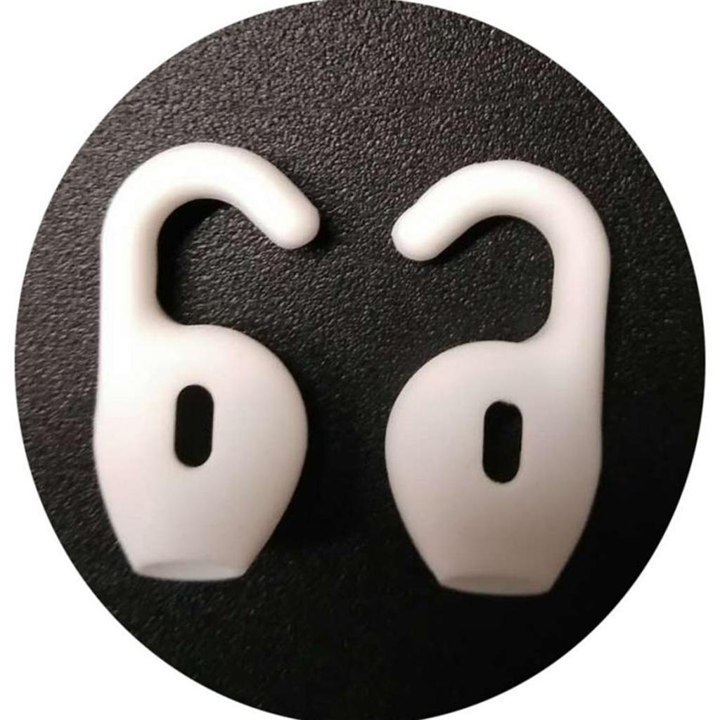 1 Pair Silicone Ear Tips Headphone Cover for  Boost White