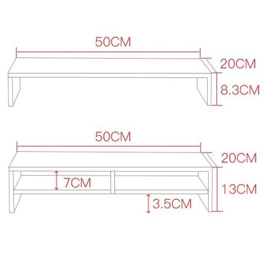 Kệ máy tính để bàn gỗ MDF nhập khẩu chống thấm nhỏ gọn chắc chắn