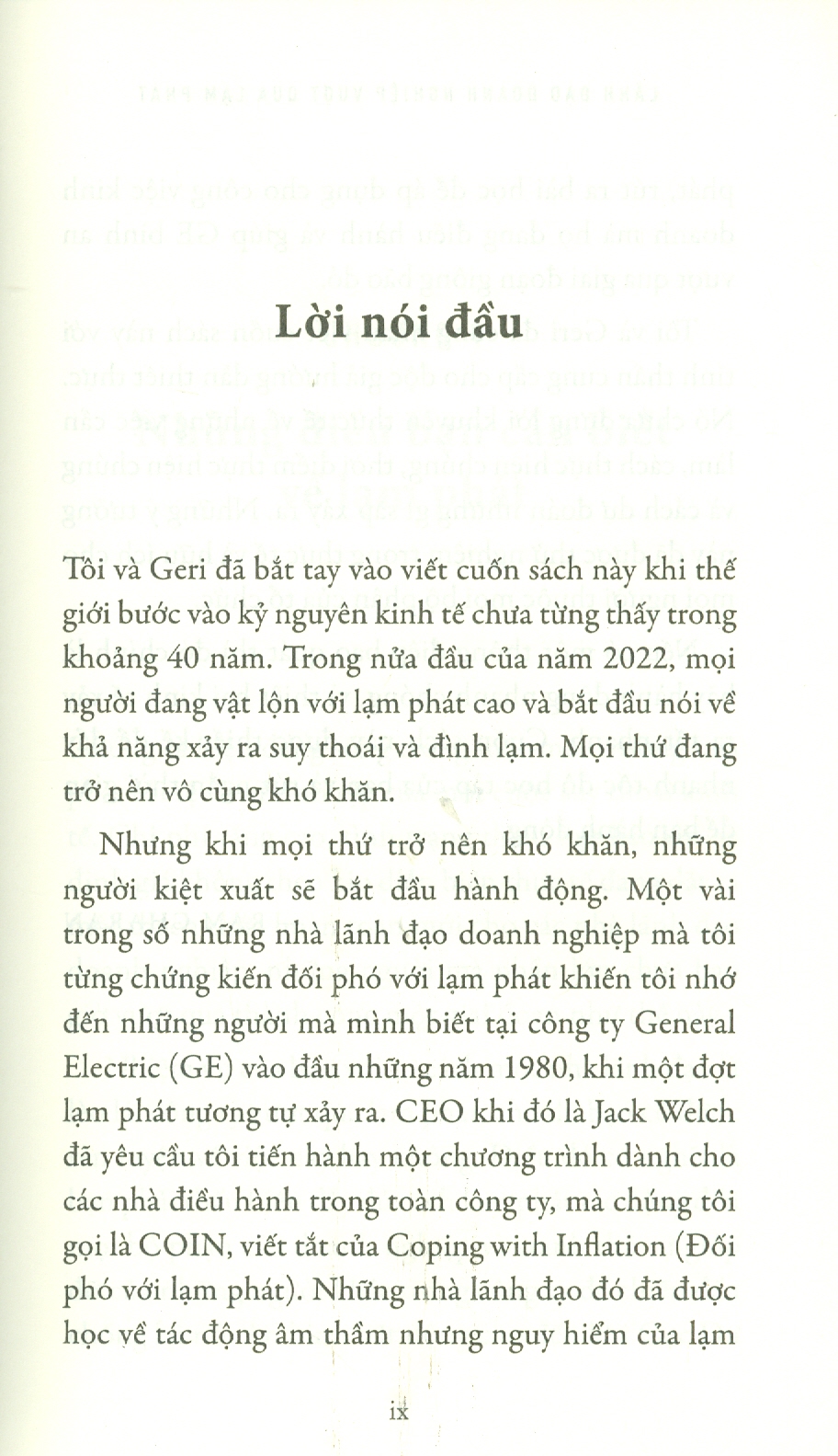 Lãnh Đạo Doanh Nghiệp Vượt Qua Lạm Phát