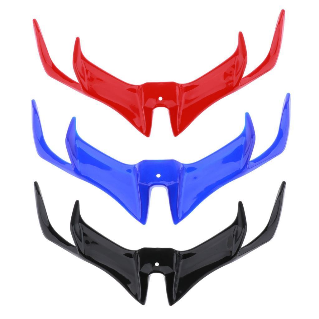2xABS Front Fairing Aerodynamic Winglets for YAMAHA YZF R15 V3.0 17 18 Black