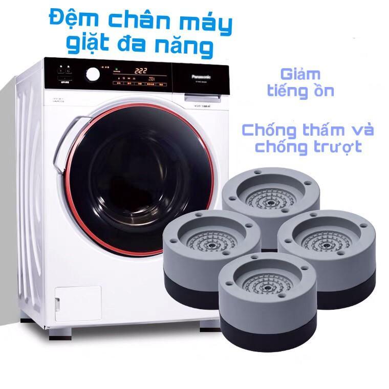 Combo 4 Đế Cao Su Lót Chân Máy Giặt Chống Rung Chống Ồn Hiệu Quả, Đế Chống Rung Máy Giặt Làm Bằng Silicon - Vận Chuyển Miễn Phí Toàn Quốc