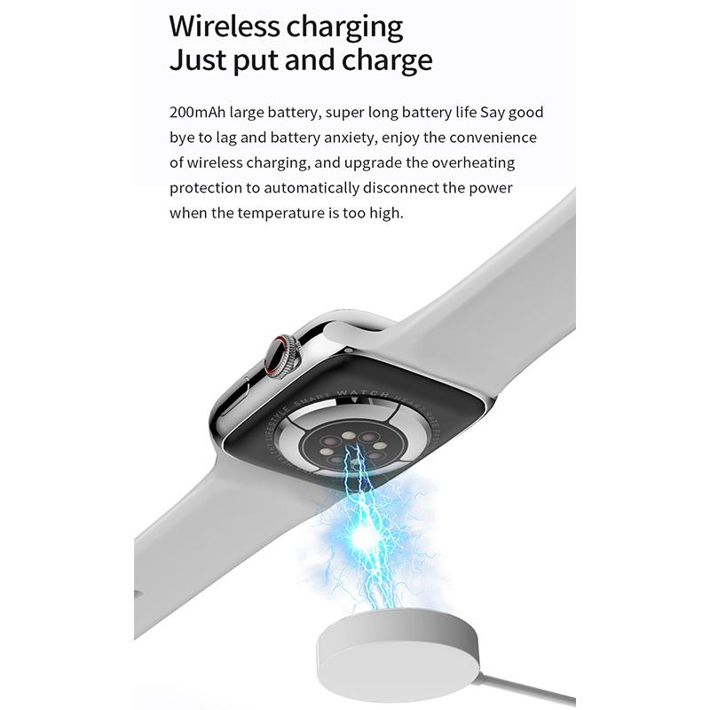 2023 Phụ Nữ Đồng Hồ Thông Minh 8 Max Gọi Bluetooth NFC Sạc Không Dây Tập Thể Thao Nữ Quà Tặng Đồng Hồ Thông Minh Smartwatch Cho Điện Thoại Apple Android