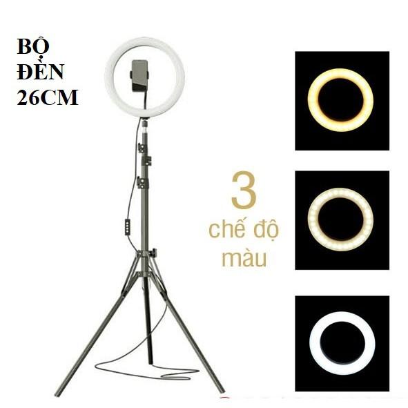 Đèn Led Live Stream ,livestream Hỗ trợ ánh sáng Chụp Ảnh, Make Up Trang Điểm, Chụp ảnh sản phẩm. 3 Chế Độ Sáng