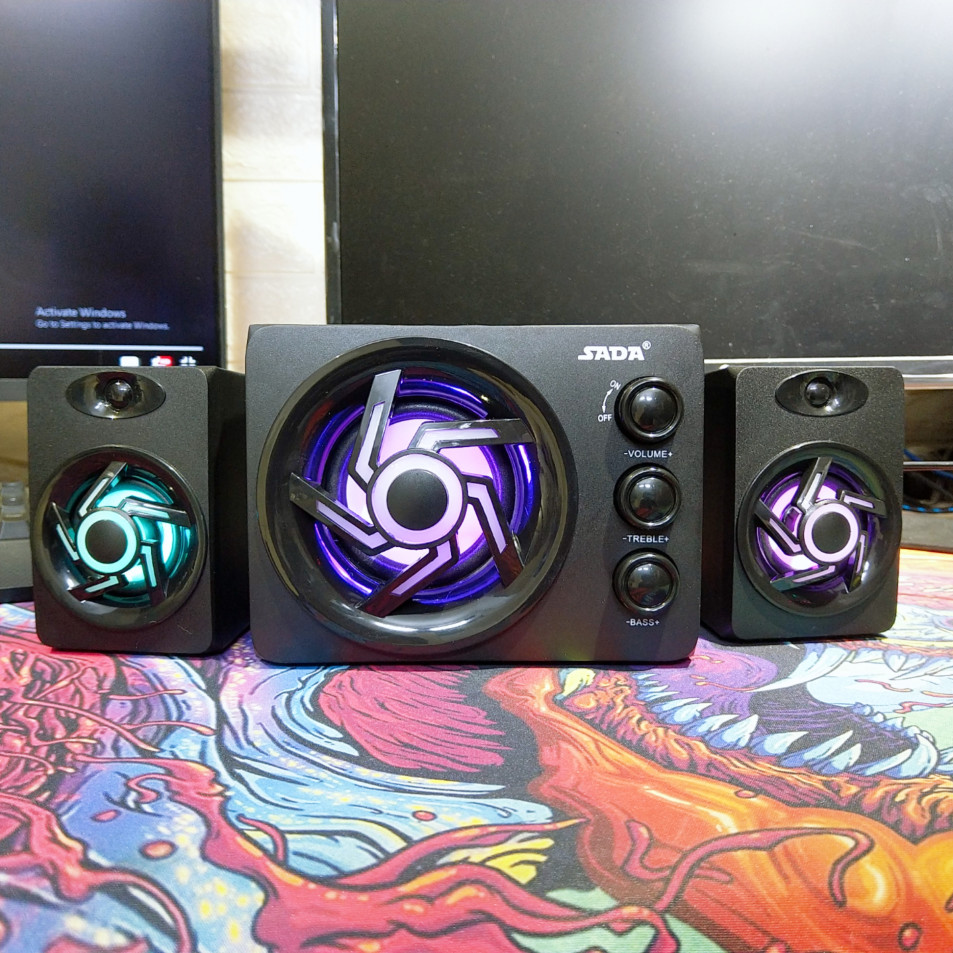 Loa Vi Tính Sada D211 Gaming Siêu Trầm - Hàng Nhập Khẩu