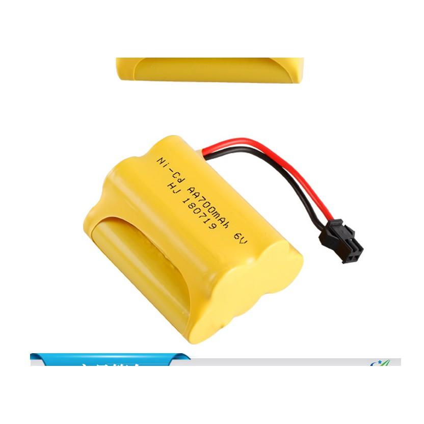 Pin sạc xe điều khiển 6v 700mah xếp chồng giá sỉ