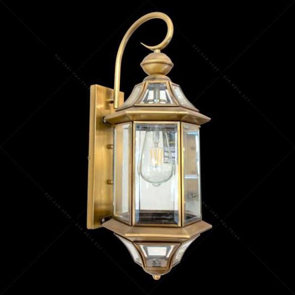 Hình ảnh Đèn tường đồng, đèn gắn tường, đèn decor, đèn trang trí, đèn sân vườn, đèn phòng ngủ, đèn treo cột DT